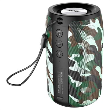 Zealot S32 Draagbare Waterbestendig Bluetooth Speaker - 5W - Groene Camouflage