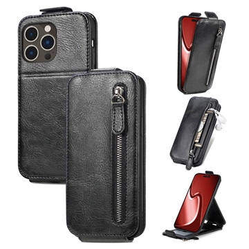 iPhone 16 Pro Max Ritsvak Verticale Flip Hoesje