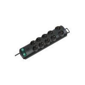 Brennenstuhl Primera-Line Stekkerdoos met 10 Stopcontacten - 2m - Zwart