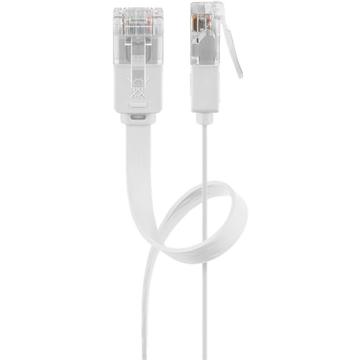 Goobay RJ45 U/UTP CAT 6 Platte Netwerkkabel - 1m