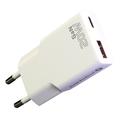 everActive SC-340Q GaN Super Slim 20W Lader met USB QC3.0 & USB-C PD-poorten - Wit