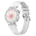 i222 smartwatch voor dames met 1.19" AMOLED-scherm - zilver / wit