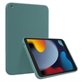 iPad 10.2 2019/2020/2021 Liquid Siliconen Hoesje - Groen