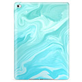 iPad 10.2 2019/2020/2021 TPU Hoesje - Blauw Marmer