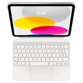 iPad 2022/2025 Apple Magic Keyboard MQDP3DK/A - Deense indeling - Wit
