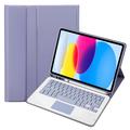 iPad 2022/2025 Bluetooth Toetsenbord Hoesje - Paars