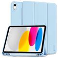 iPad 2022/2025 Tech-Protect SmartCase Pen Tri-Fold Folio Hoesje - Luchtblauw