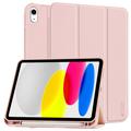 iPad 2022/2025 Tech-Protect SmartCase Pen Tri-Fold Folio Hoesje - Roze
