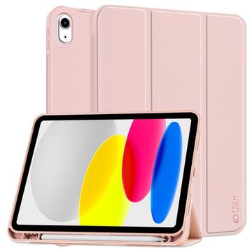iPad 2022/2025 Tech-Protect SmartCase Pen Tri-Fold Folio Hoesje - Roze