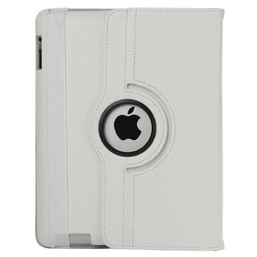 Rotary Leren Tas - iPad 2, iPad 3, iPad 4 - Wit