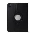 iPad Air 11 2024/2025 360 Roterend Folio Hoesje - Zwart