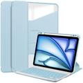 iPad Air 11 2024/2025 360 Roterende Slimme Hoes met Bluetooth Toetsenbord