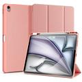 iPad Air 13 2024/2025 Dux Ducis Domo Tri-Fold Smart Folio Hoesje - Roze