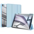 iPad Air 13 2024/2025 Dux Ducis Toby Tri-Fold Smart Folio Hoesje - Baby Blauw