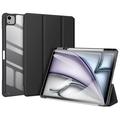 iPad Air 13 2024/2025 Dux Ducis Toby Tri-Fold Smart Folio Hoesje - Zwart