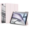 iPad Air 13 2024/2025 Dux Ducis Toby Tri-Fold Smart Folio Hoesje - Lichtroze