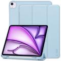 iPad Air 13 2024/2025 Tech-Protect SmartCase Pen Tri-Fold Folio Hoesje - Luchtblauw