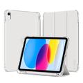 iPad 2022/2025 Tech-Protect SmartCase Pen Hybrid Tri-Fold Folio Case - Kristal Zilver