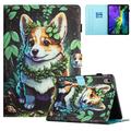 iPad Mini (2026) Wonder Smart Folio-hoesje met kaartsleuven - Corgi