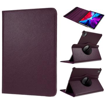 iPad Pro 11 (2024) 360 Roterend Folio Hoesje - Donkerpaars