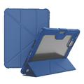 iPad Pro 11 (2024) Nillkin Bumper Smart Folio Hoesje - Blauw / Doorzichtig