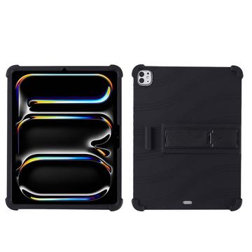 iPad Pro 11 (2025) Silicone Hoesje met Kickstand