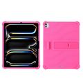 iPad Pro 11 (2025) Silicone Hoesje met Kickstand - Hot Pink