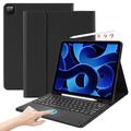 iPad Pro 12.9 2018/2020/2021/2022 Bluetooth Toetsenbord Hoesje - Zwart