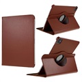 iPad Pro 12.9 2021/2022/Air 13 (2024) 360 Roterend Folio Hoesje - Bruin