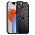 iPhone 15 iPaky Hybrid Case - Carbon Fiber - Black