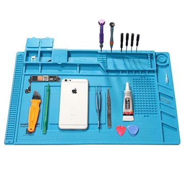 iParts Expert Siliconen Smartphone Reparatiemat - 45x30cm