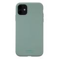 iPhone 11 Holdit Silicone Case - Mosgroen
