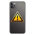 iPhone 11 Pro Max Batterij Cover Reparatie - incl. raam - Zwart
