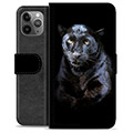 iPhone 11 Pro Max Premium Portemonnee Hoesje - Zwarte Panter