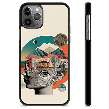iPhone 11 Pro Max Beschermende Cover - Abstracte Collage