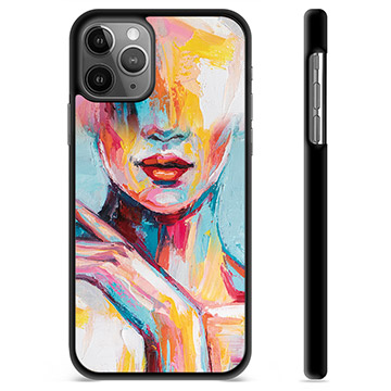 iPhone 11 Pro Max Beschermende Cover - Abstract Portret