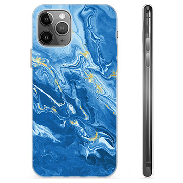 iPhone 11 Pro Max TPU-hoesje - Kleurrijk Marmer