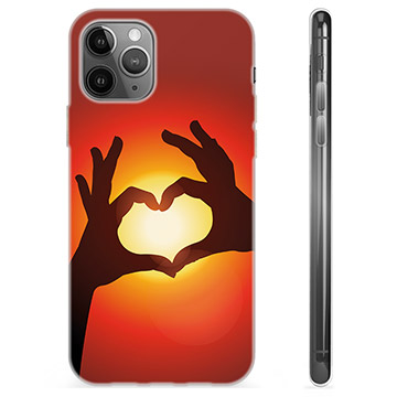 iPhone 11 Pro Max TPU-hoesje - Hart Silhouet