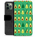 iPhone 11 Pro Premium Portemonnee Hoesje - Avocadopatroon