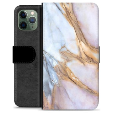 iPhone 11 Pro Premium Portemonnee Hoesje - Elegant Marmer