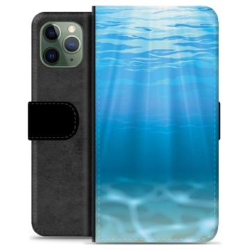 iPhone 11 Pro Premium Portemonnee Hoesje - Zee