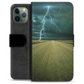 iPhone 11 Pro Premium Portemonnee Hoesje - Storm