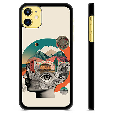 iPhone 11 Beschermende Cover - Abstracte Collage