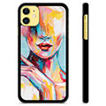 iPhone 11 Beschermende Cover - Abstract Portret