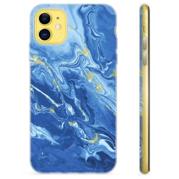 iPhone 11 TPU-hoesje - Kleurrijk Marmer