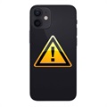 iPhone 12 Batterij Cover Reparatie - incl. raam - Zwart
