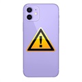 iPhone 12 Batterij Cover Reparatie - incl. raam - Paars