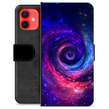 iPhone 12 mini Premium Portemonnee Hoesje - Galaxy