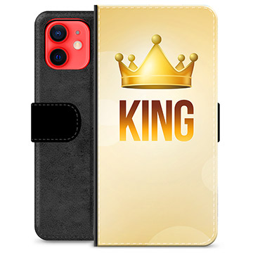 iPhone 12 mini Premium Portemonnee Hoesje - King