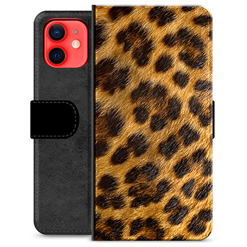 iPhone 12 mini Premium Portemonnee Hoesje - Luipaard